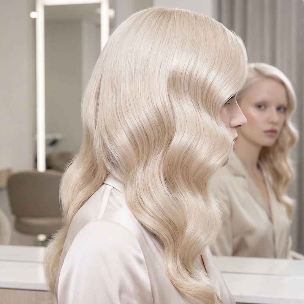 Результат светлого окрашивания волос